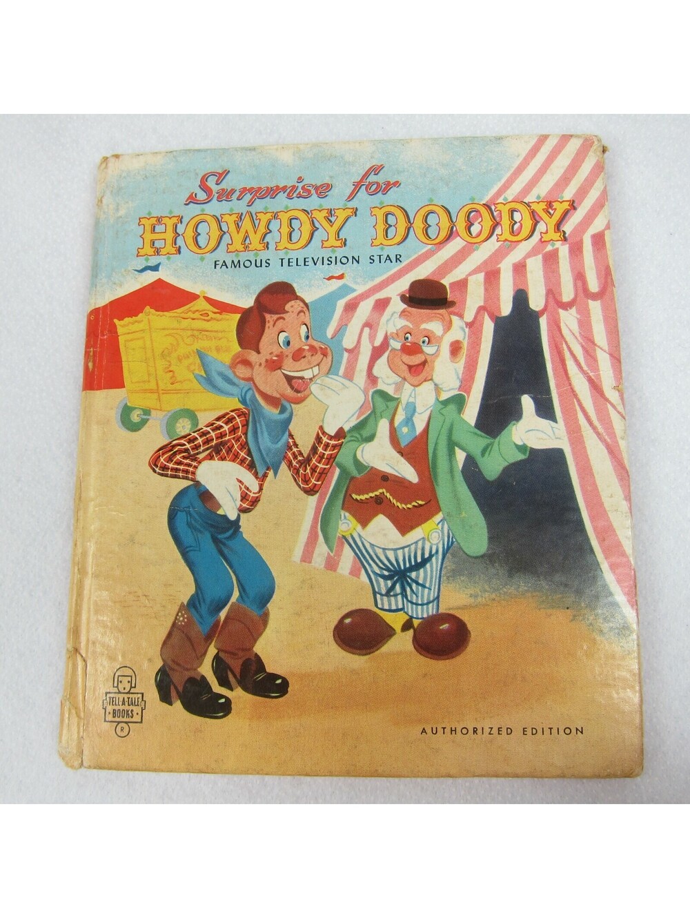 Vintage 1951 Surprise for Howdy Doody Book by Edward Kean Tell-A-Tale Hardcover